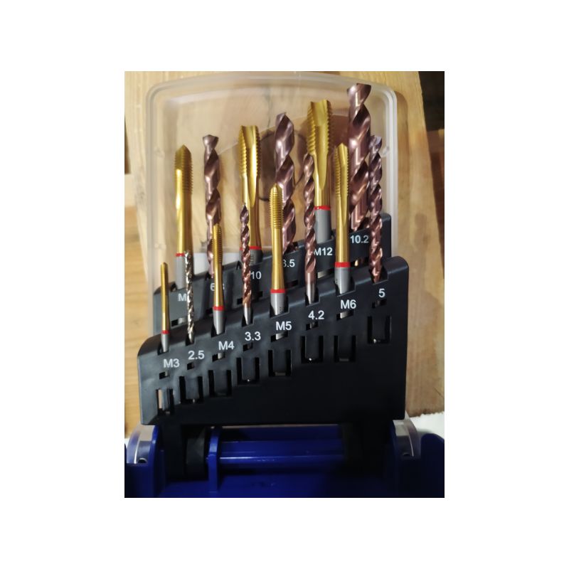 ESTUCHE MACHOS+BROCAS PREVIAS FURIUS M3 A M12